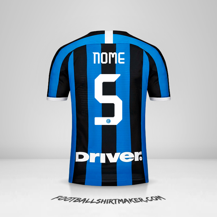 Camisa Inter 2019/20 -  nome - 5