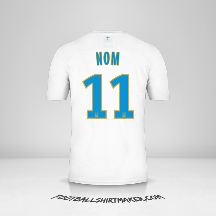 Maillot Olympique de Marseille 2019/20 -  nom - 11