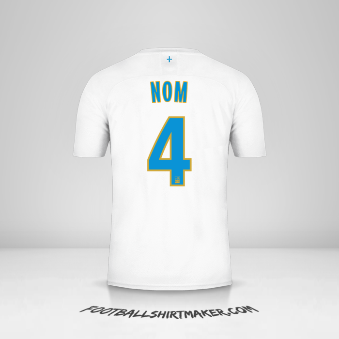 Maillot Olympique de Marseille 2019/20 -  nom - 4