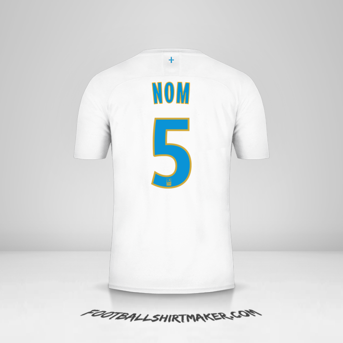 Maillot Olympique de Marseille 2019/20 -  nom - 5