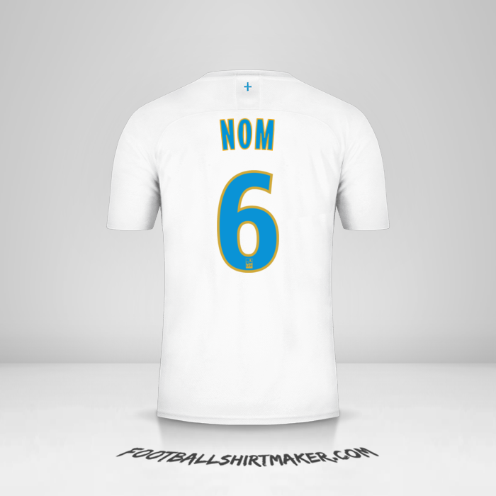 Maillot Olympique de Marseille 2019/20 -  nom - 6