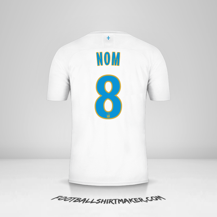 Maillot Olympique de Marseille 2019/20 -  nom - 8
