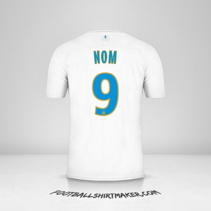 Maillot Olympique de Marseille 2019/20 -  nom - 9