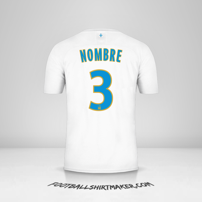 Camiseta Olympique de Marseille 2019/20 -  nombre - 3