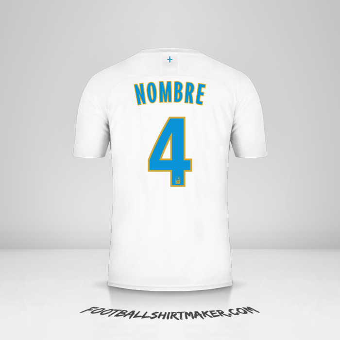 Camiseta Olympique de Marseille 2019/20 -  nombre - 4