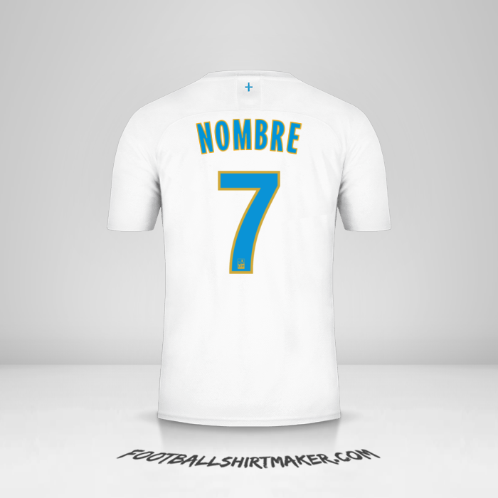 Jersey Olympique de Marseille 2019/20 -  nombre - 7