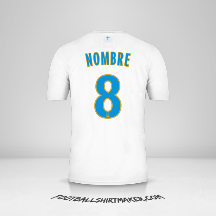 Jersey Olympique de Marseille 2019/20 -  nombre - 8