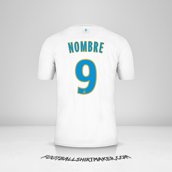 Jersey Olympique de Marseille 2019/20 -  nombre - 9