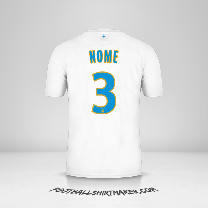 Camisa Olympique de Marseille 2019/20 -  nome - 3