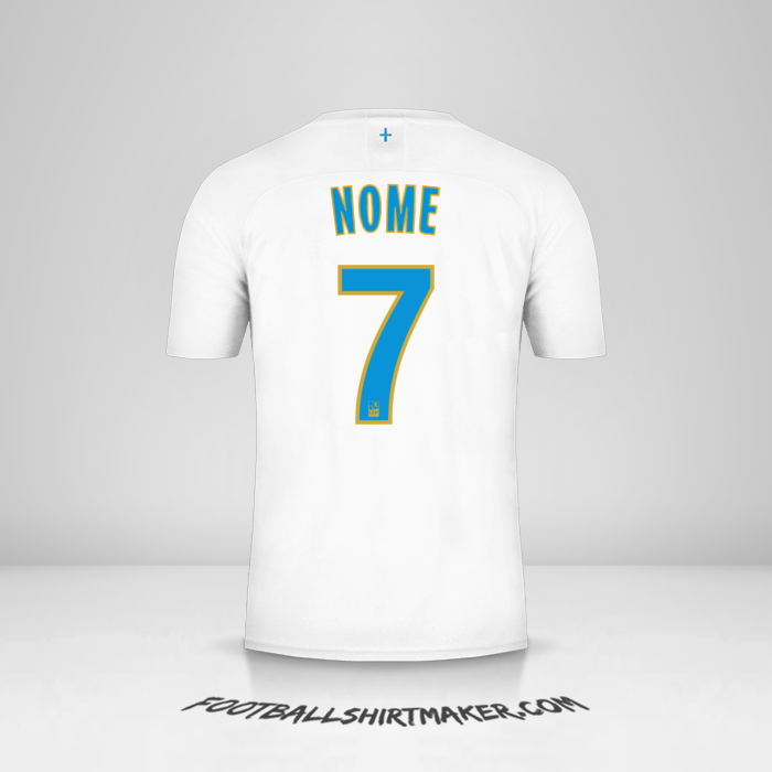 Camisola Olympique de Marseille 2019/20 -  nome - 7