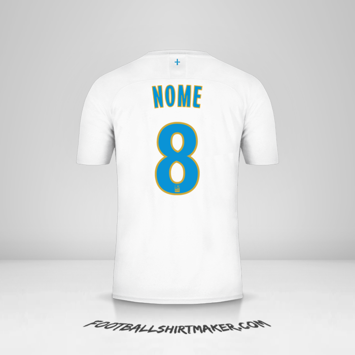 Camisa Olympique de Marseille 2019/20 -  nome - 8