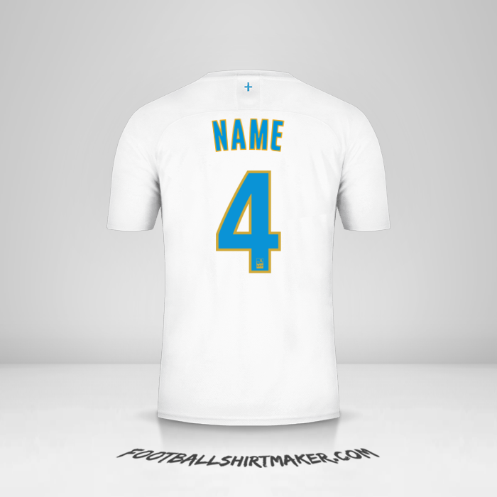 Jersey Olympique de Marseille 2019/20 -  name - 4
