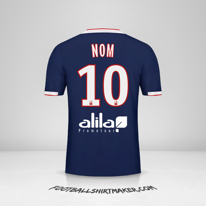 Maillot Olympique Lyon 2019/20 Extérieur -  nom - 10