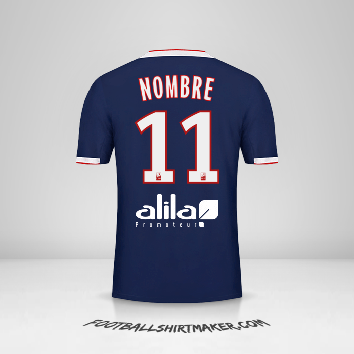 Jersey Olympique Lyon 2019/20 Visita -  nombre - 11
