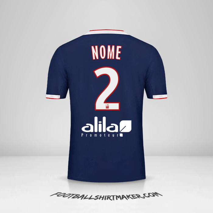 Maglia Olympique Lyon 2019/20 Seconda -  nome - 2