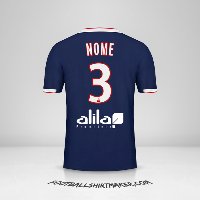 Maglia Olympique Lyon 2019/20 Seconda -  nome - 3