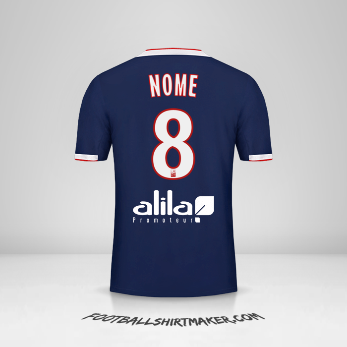 Maglia Olympique Lyon 2019/20 Seconda -  nome - 8