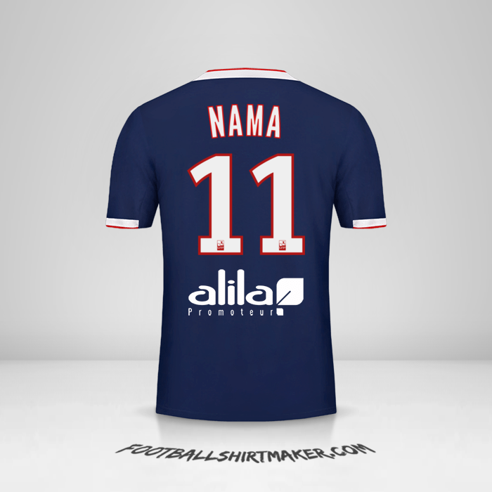 Jersey Olympique Lyon 2019/20 Alternatif -  nama - 11