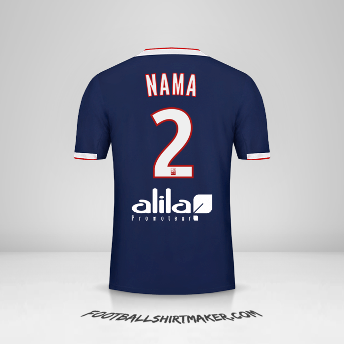 Jersey Olympique Lyon 2019/20 Alternatif -  nama - 2