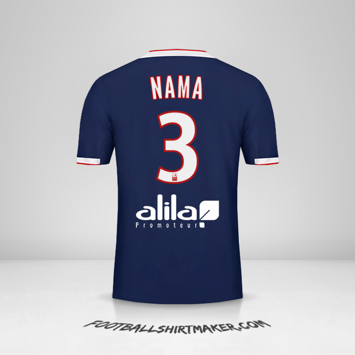 Jersey Olympique Lyon 2019/20 Alternatif -  nama - 3