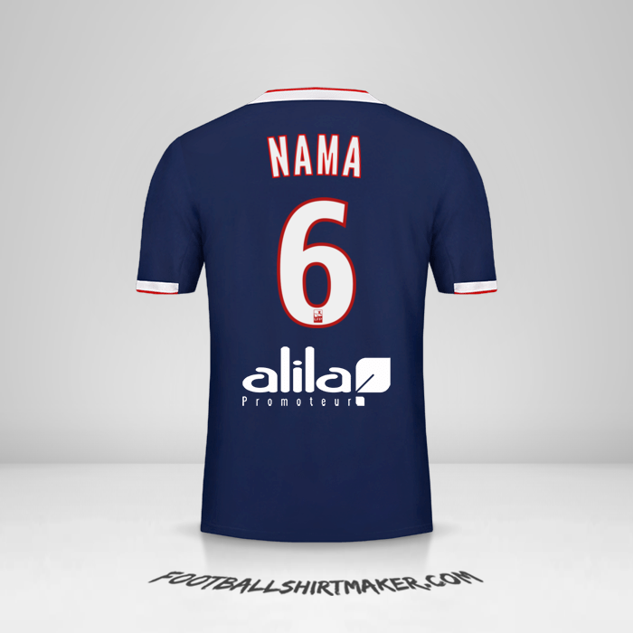 Jersey Olympique Lyon 2019/20 Alternatif -  nama - 6