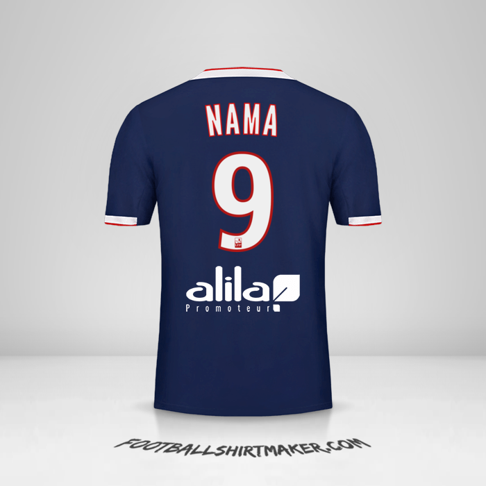 Jersey Olympique Lyon 2019/20 Alternatif -  nama - 9
