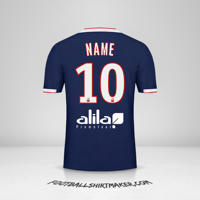Jersey Olympique Lyon 2019/20 Away -  name - 10