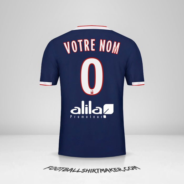 Maillot Olympique Lyon 2019/20 II -  votre nom - 0