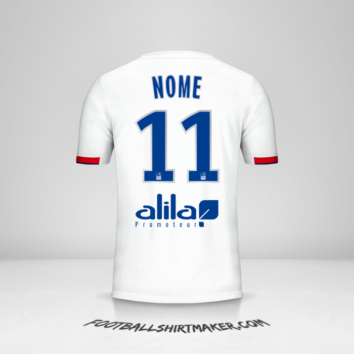 Maglia Olympique Lyon 2019/20 -  nome - 11