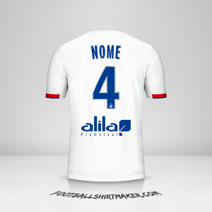 Maglia Olympique Lyon 2019/20 -  nome - 4