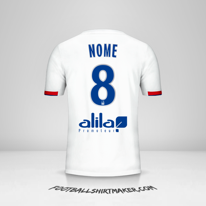 Maglia Olympique Lyon 2019/20 -  nome - 8