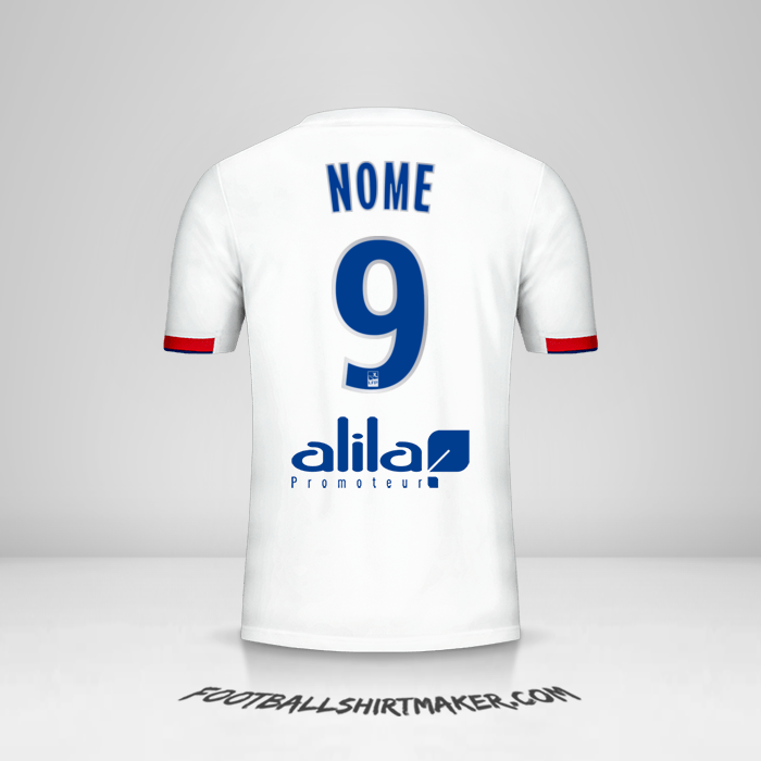 Maglia Olympique Lyon 2019/20 -  nome - 9