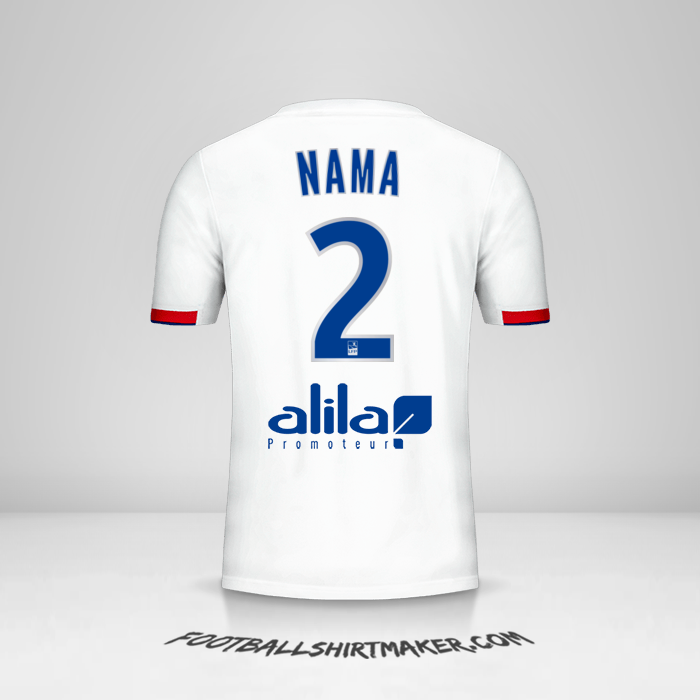 Jersey Olympique Lyon 2019/20 -  nama - 2