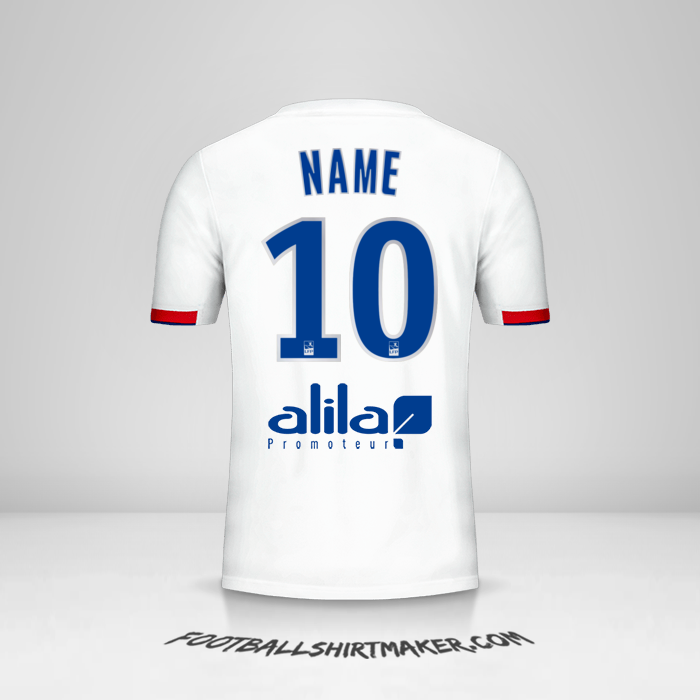 Jersey Olympique Lyon 2019/20 -  name - 10