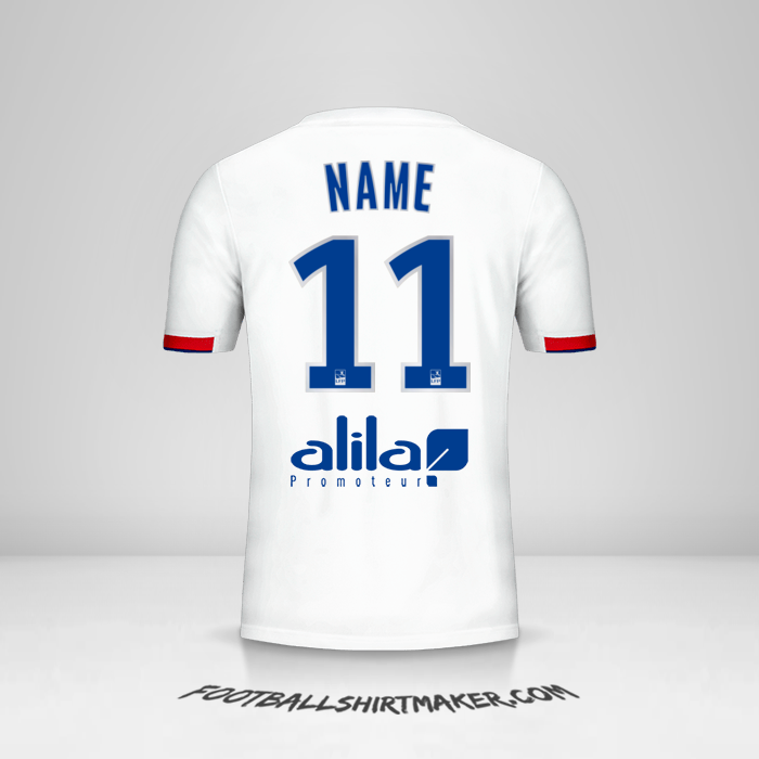 Trikot Olympique Lyon 2019/20 -  name - 11
