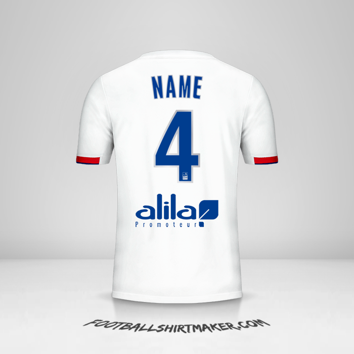 Shirt Olympique Lyon 2019/20 -  name - 4