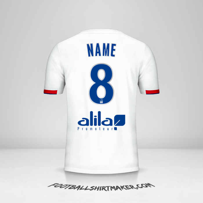 Shirt Olympique Lyon 2019/20 -  name - 8