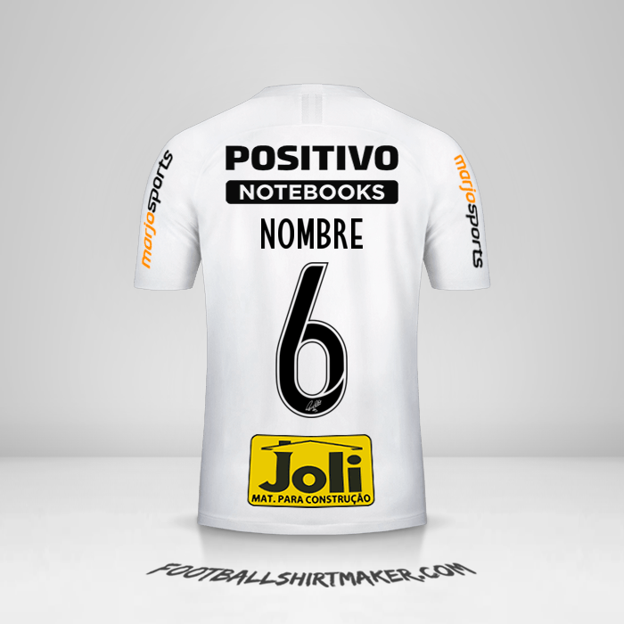 Jersey Corinthians 2019/20 -  nombre - 6