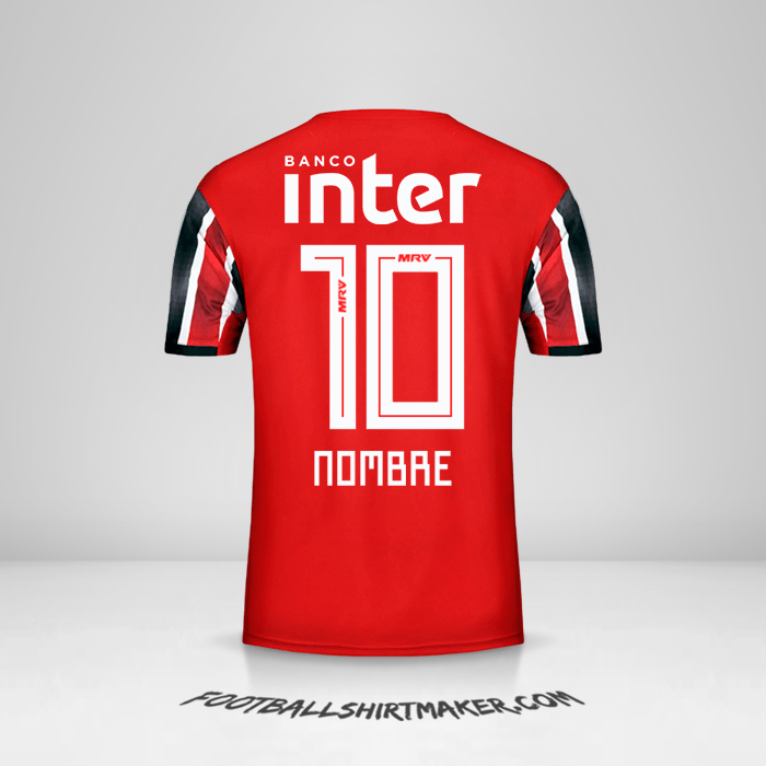 Jersey Sao Paulo FC 2019/20 Visita -  nombre - 10