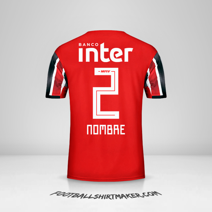 Jersey Sao Paulo FC 2019/20 Visita -  nombre - 2