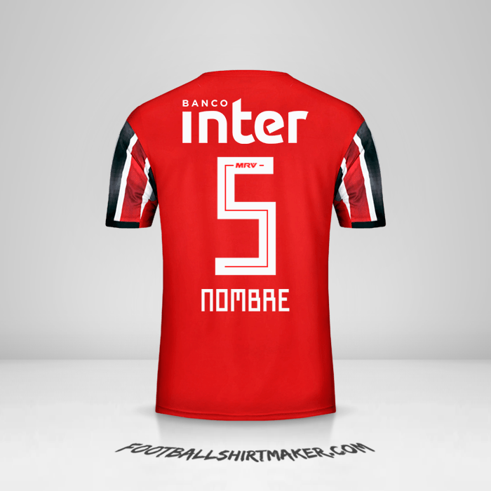 Jersey Sao Paulo FC 2019/20 Visita -  nombre - 5
