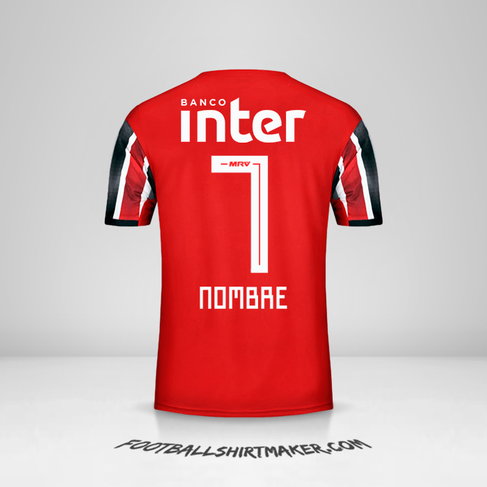 Jersey Sao Paulo FC 2019/20 Visita -  nombre - 7