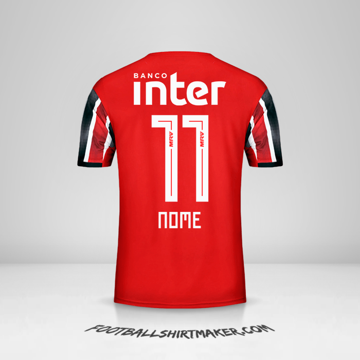 Maglia Sao Paulo FC 2019/20 Seconda -  nome - 11