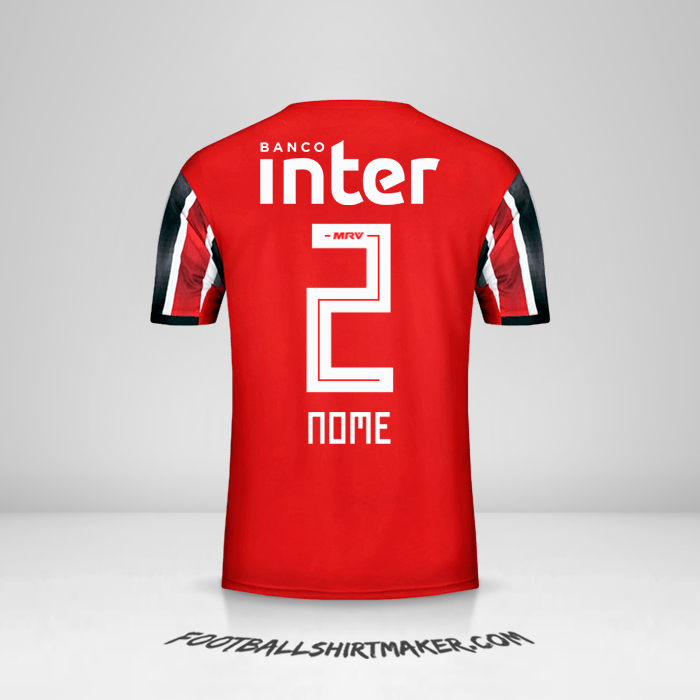 Maglia Sao Paulo FC 2019/20 Seconda -  nome - 2