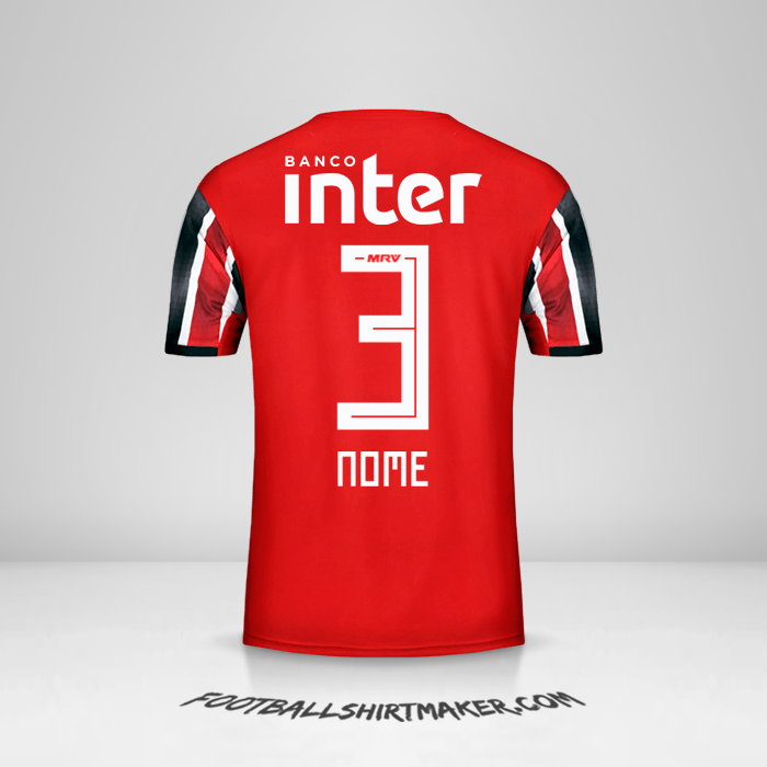 Maglia Sao Paulo FC 2019/20 Seconda -  nome - 3
