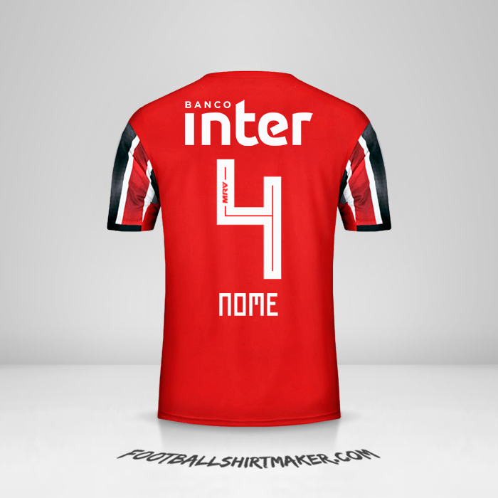 Maglia Sao Paulo FC 2019/20 Seconda -  nome - 4