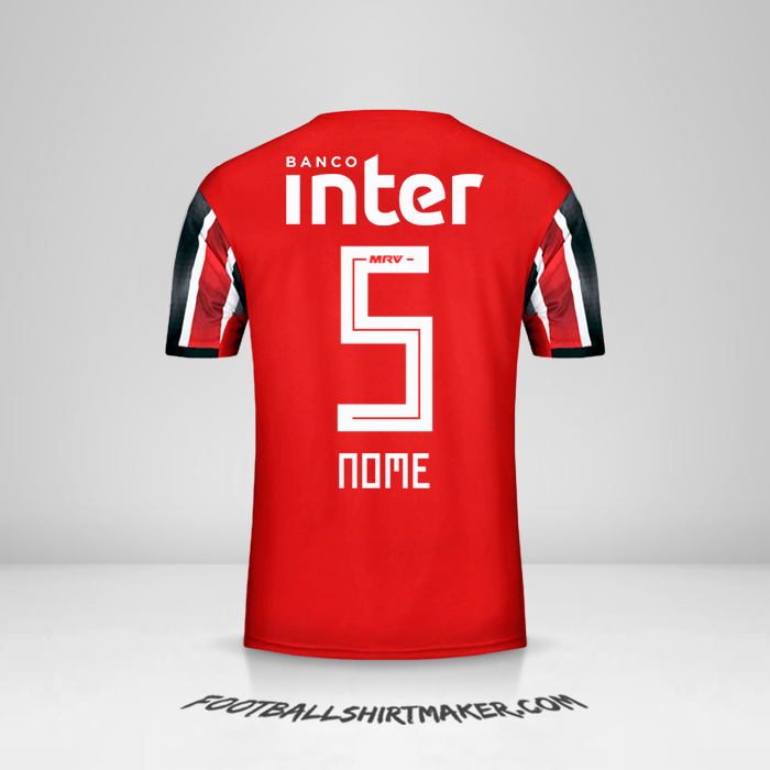 Maglia Sao Paulo FC 2019/20 Seconda -  nome - 5