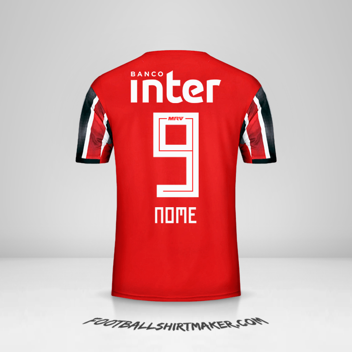 Maglia Sao Paulo FC 2019/20 Seconda -  nome - 9
