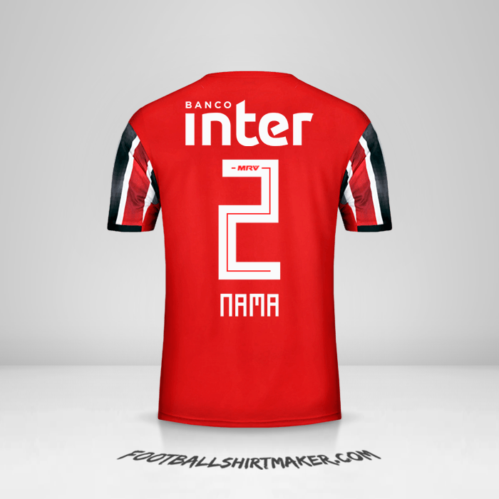Jersey Sao Paulo FC 2019/20 Alternatif -  nama - 2