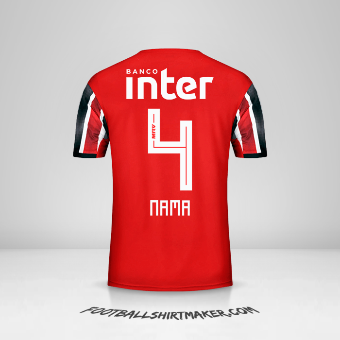 Jersey Sao Paulo FC 2019/20 Alternatif -  nama - 4